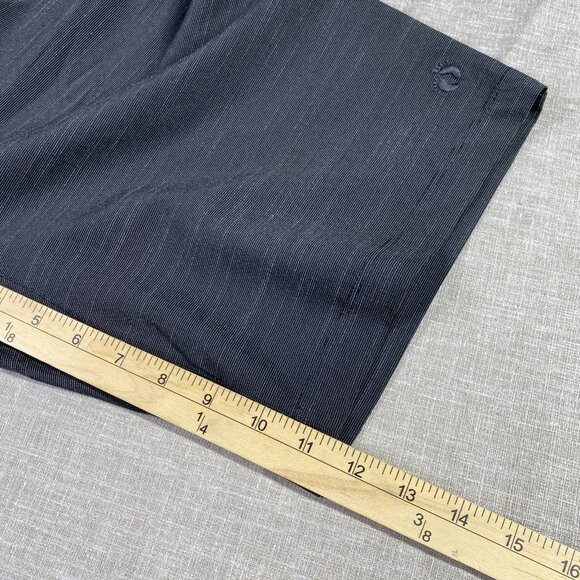 Hang Ten Hybrid Shorts Mens 32 Gray Chino Stretch Lightweight Drawstring 11" - Picture 11 of 12